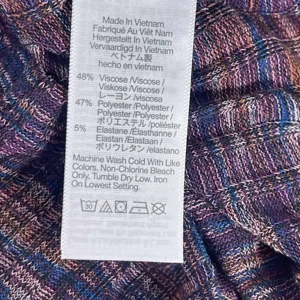 Madewell Space Dyed Lightweight‎ Turtleneck Sweater Sz XS